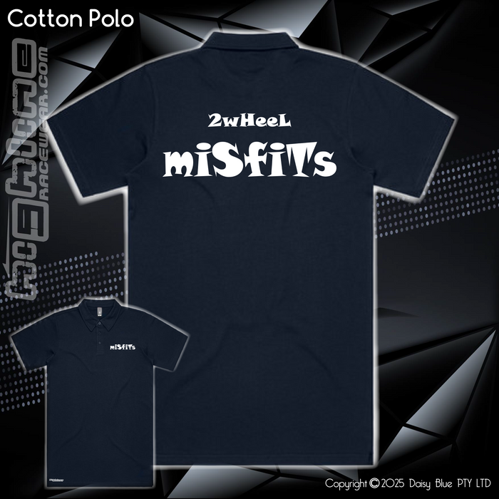 Cotton Polo - 2Wheel Misfits