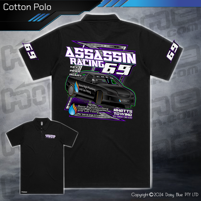 Cotton Polo - Assassin Racing