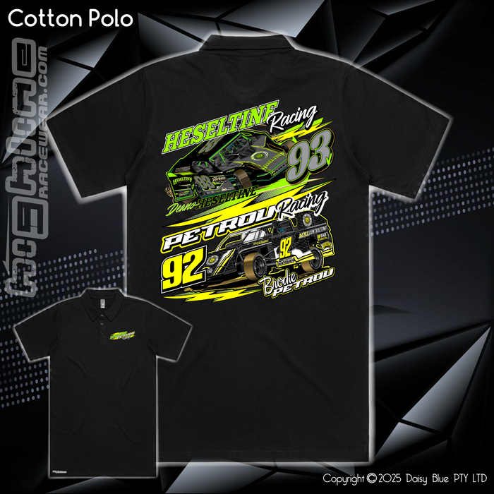 Cotton Polo - Heseltine/Petrou Racing