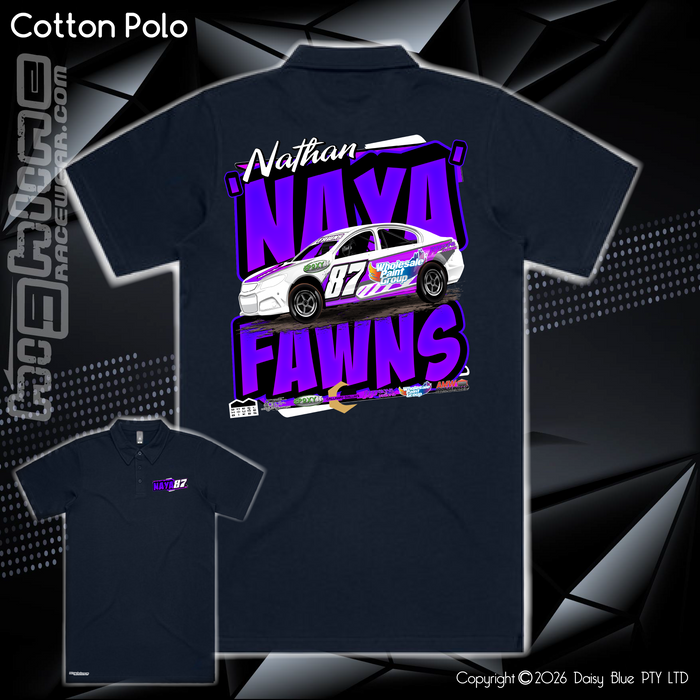 Cotton Polo - Nathan 'NAYA' Fawns