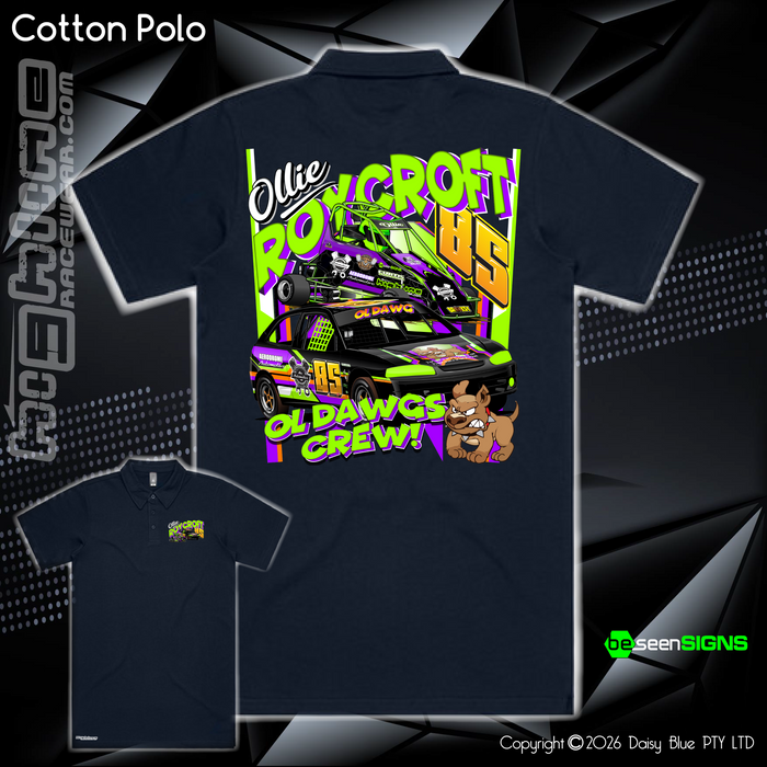 Cotton Polo - Ollie 'OL DAWG' Roycroft