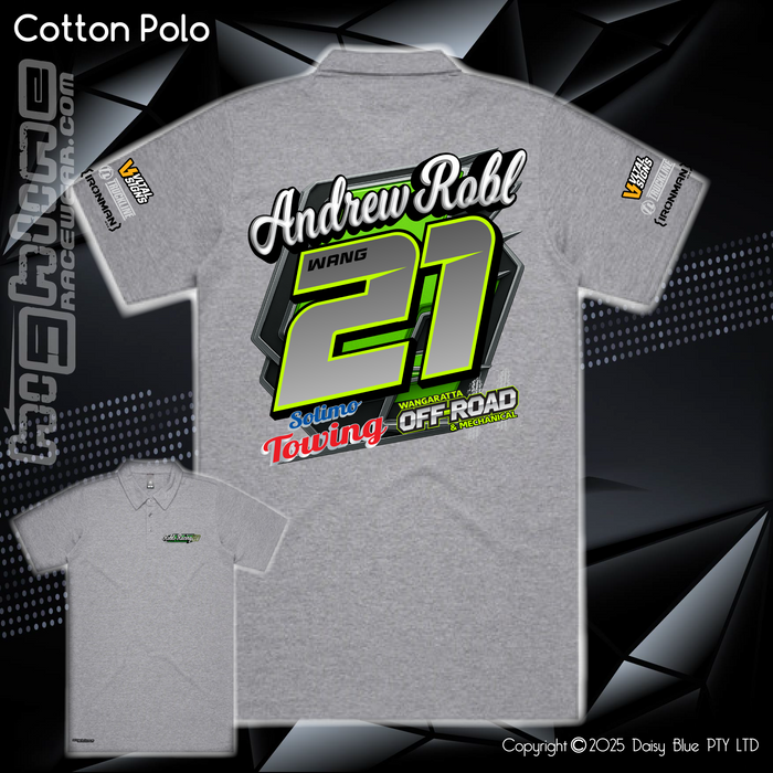 Cotton Polo - Robls Racing