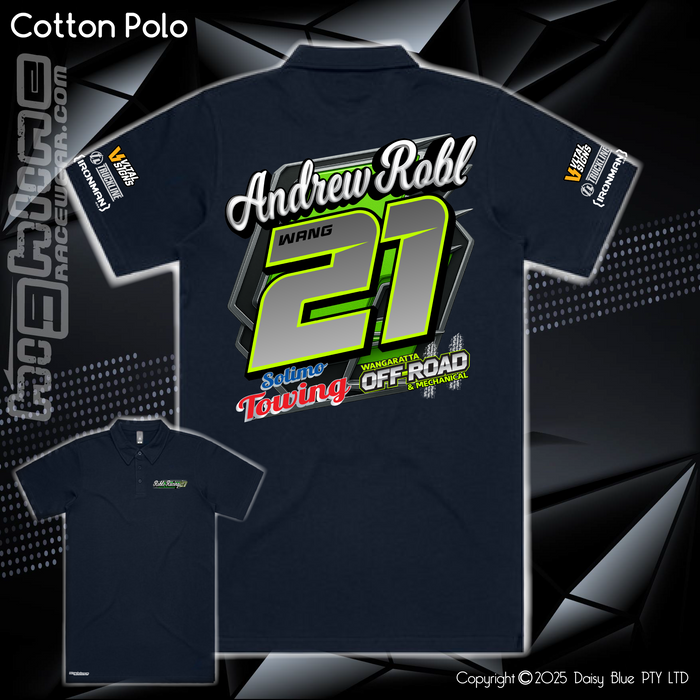 Cotton Polo - Robls Racing