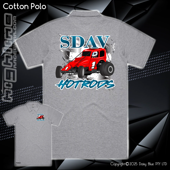 Cotton Polo - SDAV Hotrods