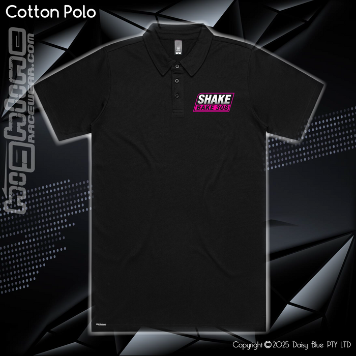 Cotton Polo - Shake Bake 308 Pink