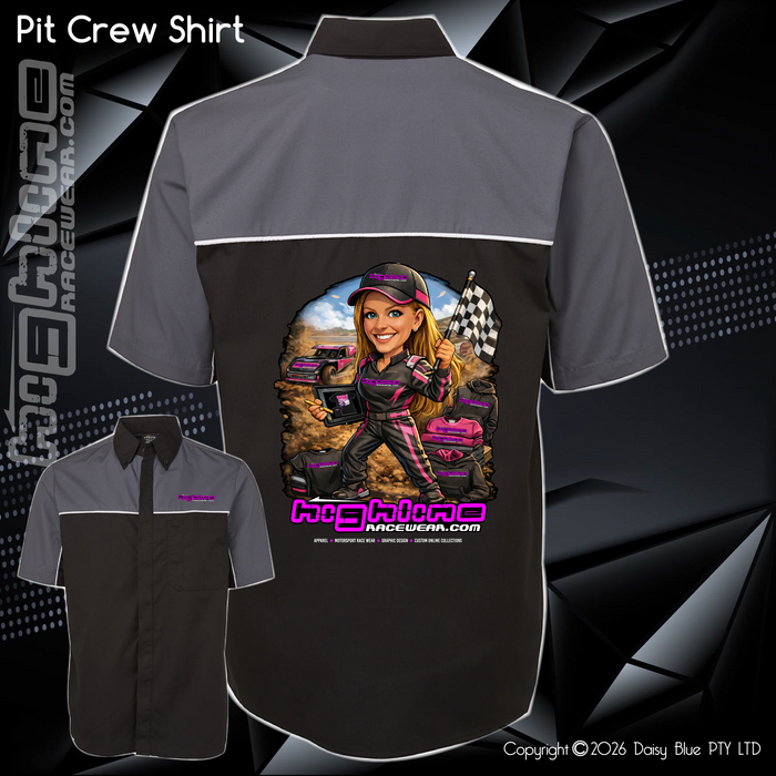 Crew Button Shirt - Ai Custom Caricature