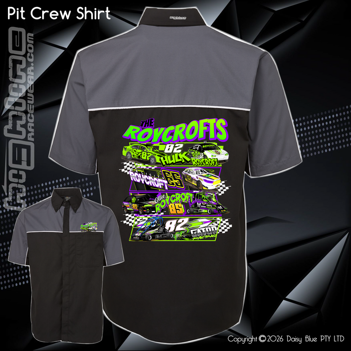 Crew Button Shirt - The Roycrofts