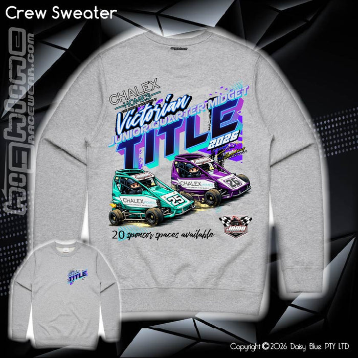 Crew Sweater - Chalex Homes Junior Quarter Midget Vic Title 2026