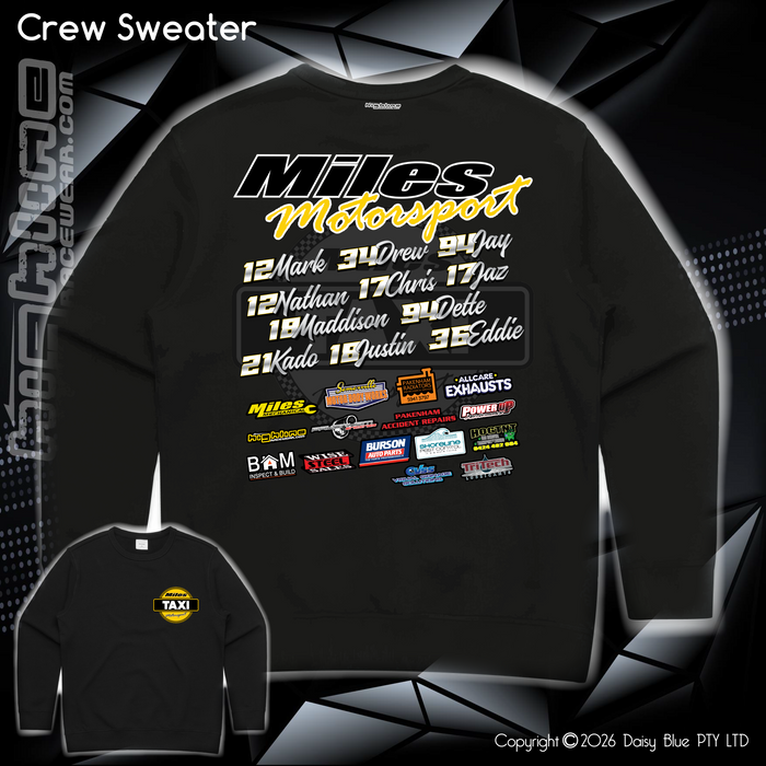 Crew Sweater - Miles Motorsport