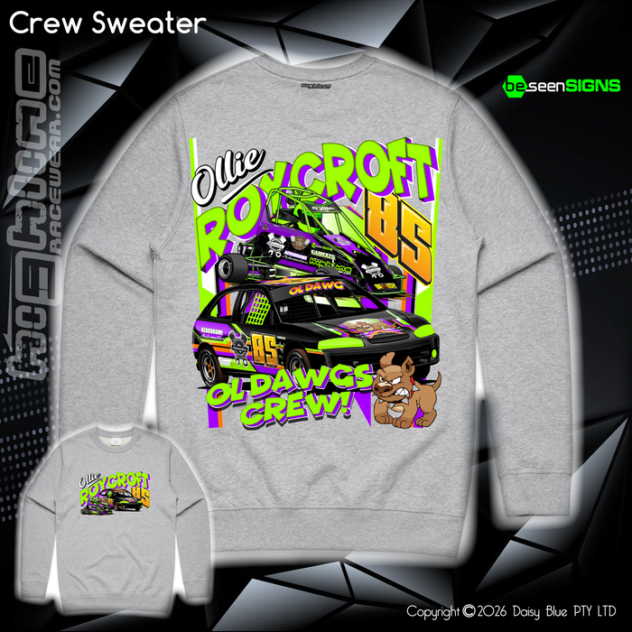 Crew Sweater - Ollie 'OL DAWG' Roycroft