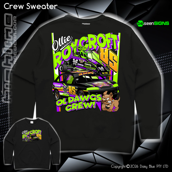 Crew Sweater - Ollie 'OL DAWG' Roycroft