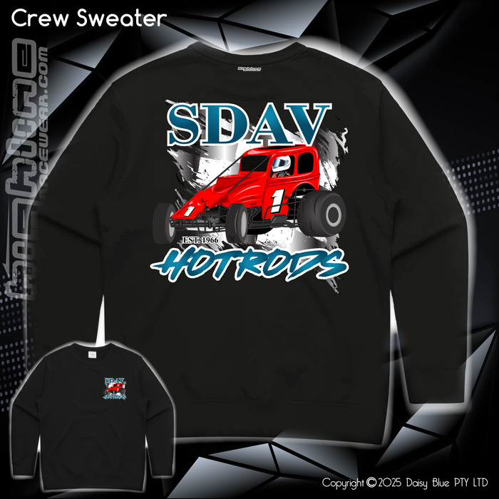 Crew Sweater - SDAV Hotrods