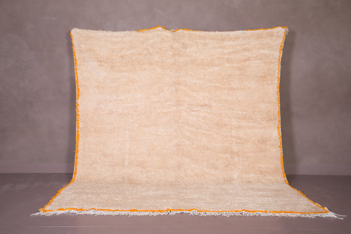 Custom Moroccan beige rug - Handmade berber carpet