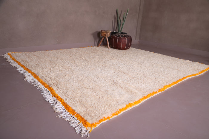Custom Moroccan beige rug - Handmade berber carpet