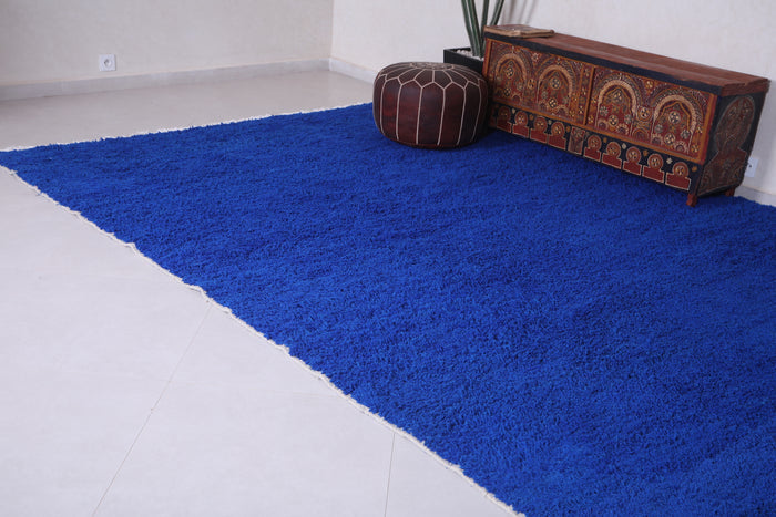 Moroccan Berber Rug Blue - Wool Beni Ourain Rug - Custom Rug - custom moroccan rugs
