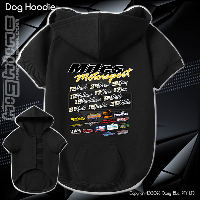 Doggie Hoodie - Miles Motorsport