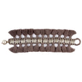 Double Charming Bracelet in Taupe - Handmade in Egypt