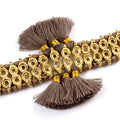 Double Trio Tassel Bracelet - Handmade in Egypt (Two Colors)