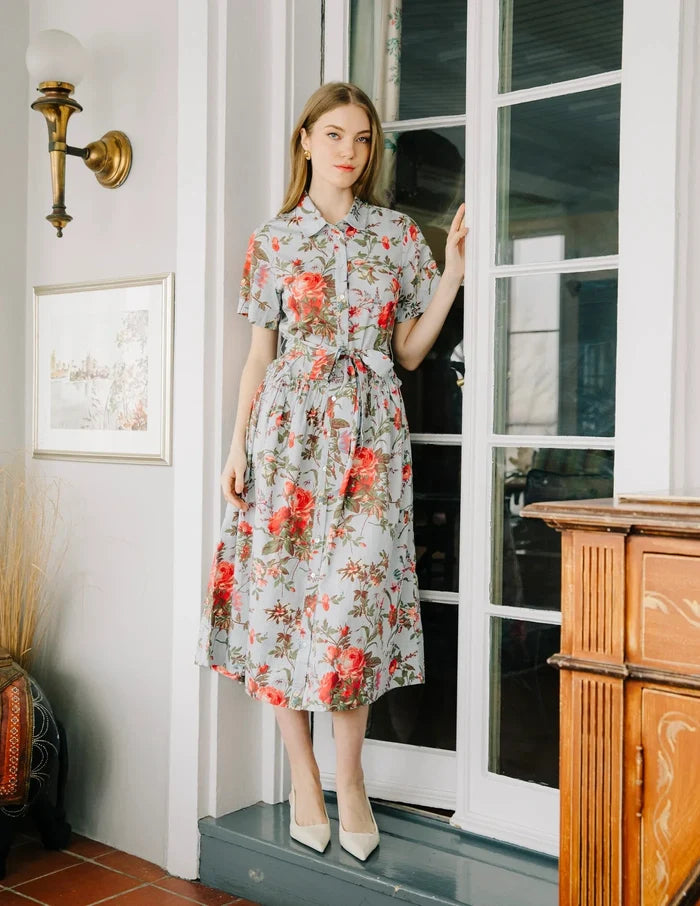 Drew Midi Dress-Dresses-Uniquities