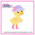 Duckie in Hat Template & Digital Cut File