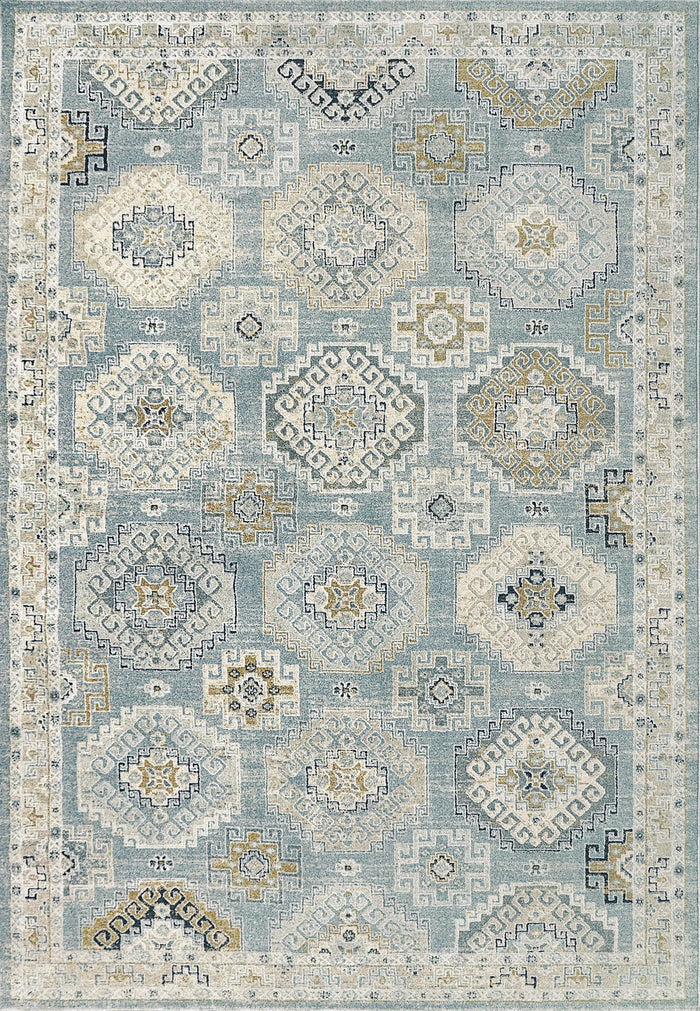 Dynamic Rugs Annalise 7607-581 Blue/Beige/Cream Rug