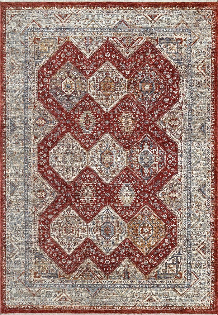 Dynamic Rugs Dakota 6641-399 Red/Multi Rug