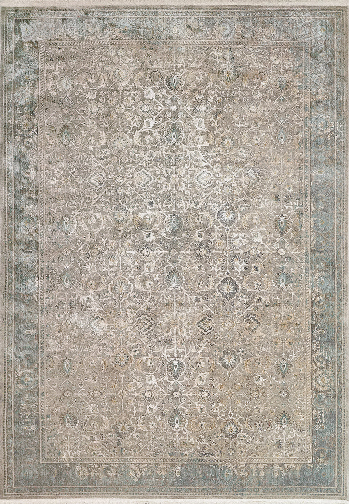 Dynamic Rugs Ella 3981-915 Grey/Ivory/Blue Rug