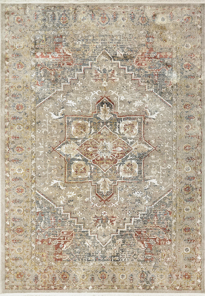 Dynamic Rugs Ella 3983-899 Taupe/Multi Rug