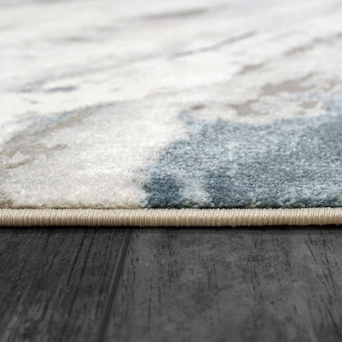 Dynamic Rugs Ella 3986-915 Grey/Ivory/Blue Rug