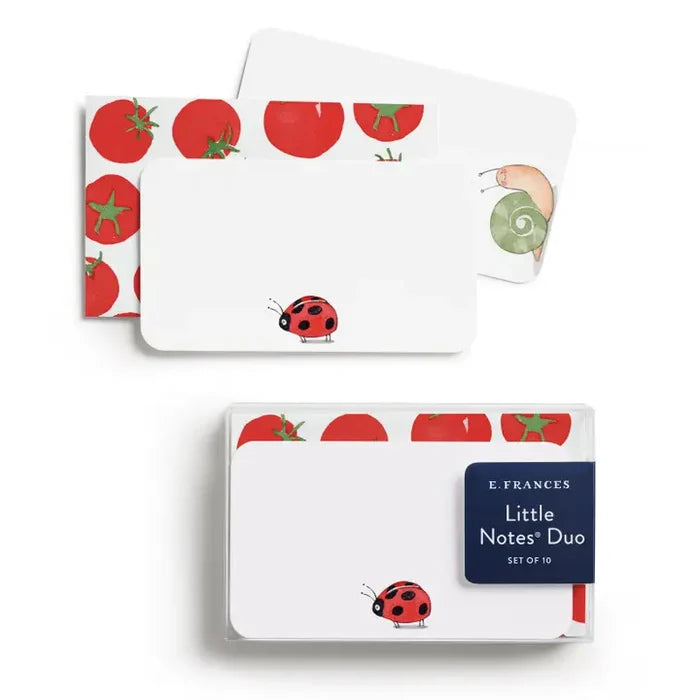 E Frances Little Notes Duo Set -Ladybug