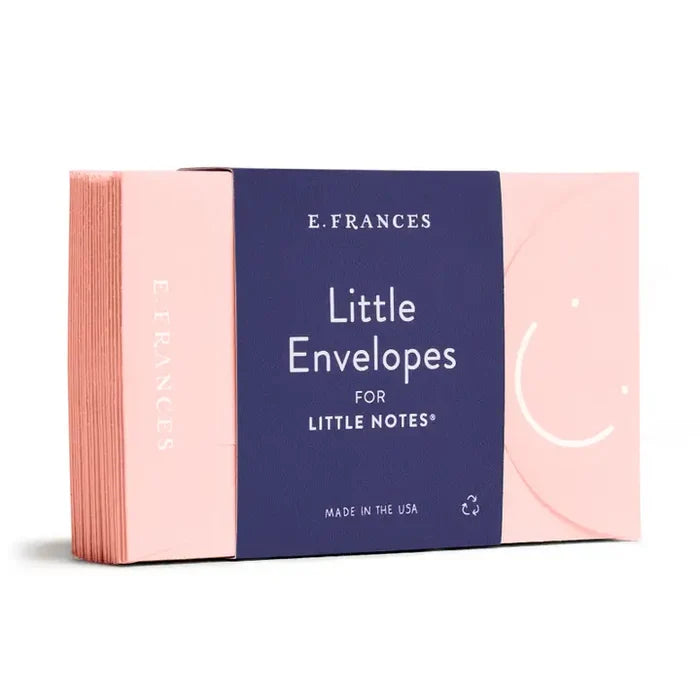 E Frances Little Notes Envelopes -Petal
