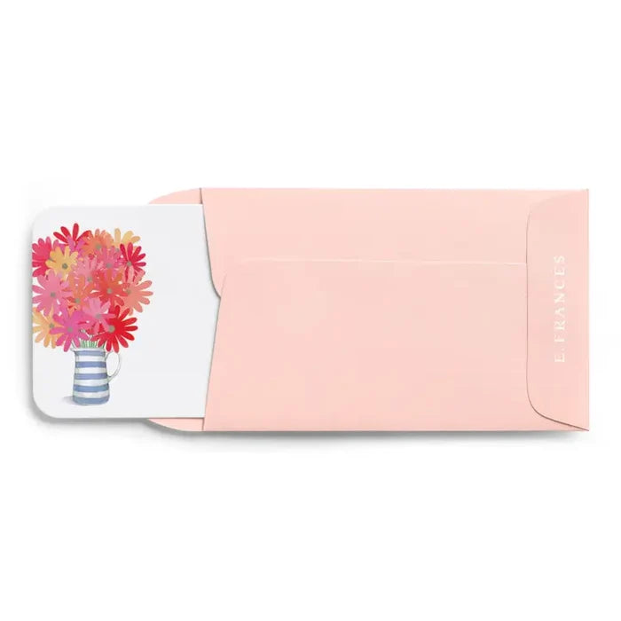 E Frances Little Notes Envelopes -Petal