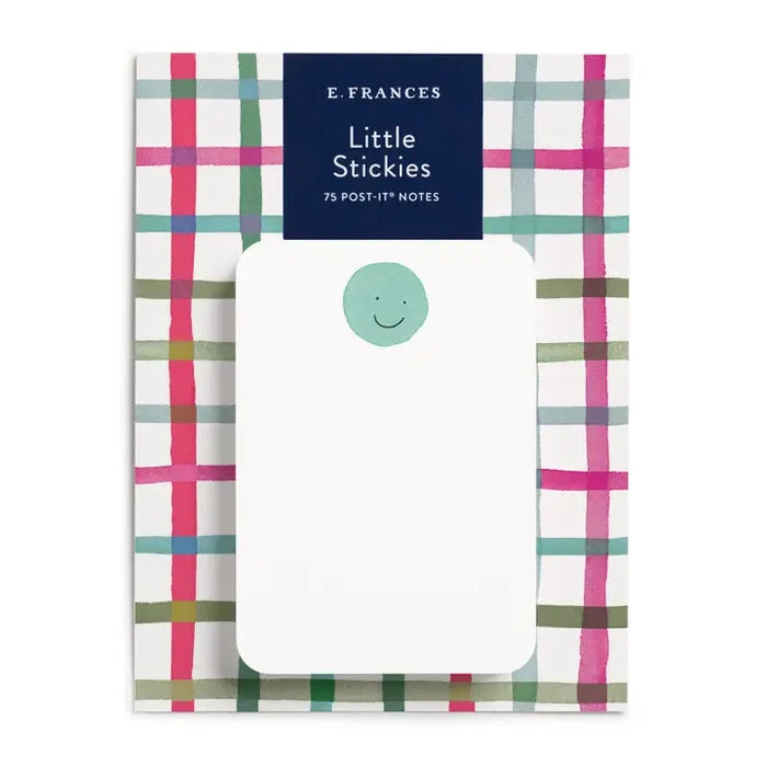E Frances Little Stickies -Happy Plaid