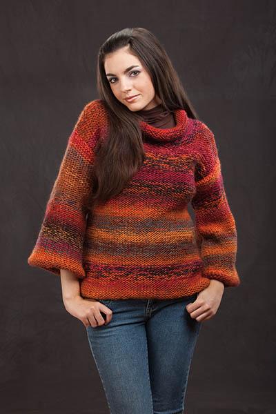 Earth's Mantle Pullover Pattern Universal Yarn