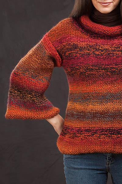 Earth's Mantle Pullover Pattern Universal Yarn