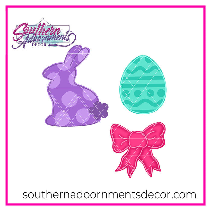 Easter Attachment Bundle Template & Digital Cut File