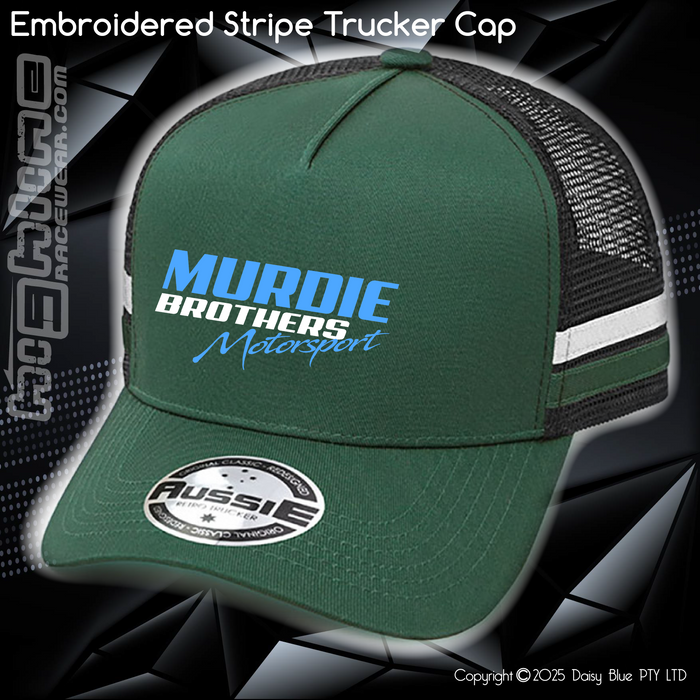 EMBROIDERED STRIPE Trucker Cap - Murdie Brothers