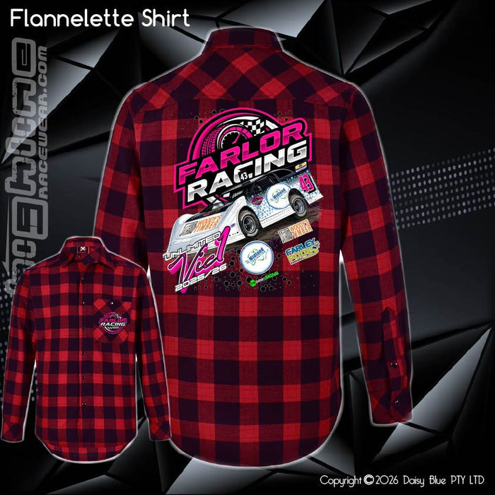 Flannelette Shirt - Farlor Racing