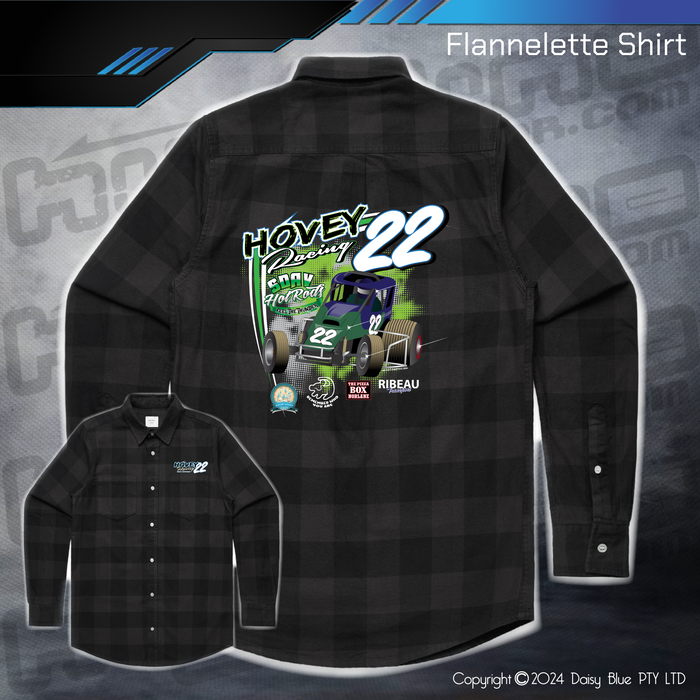 Flannelette Shirt - Hovey Racing