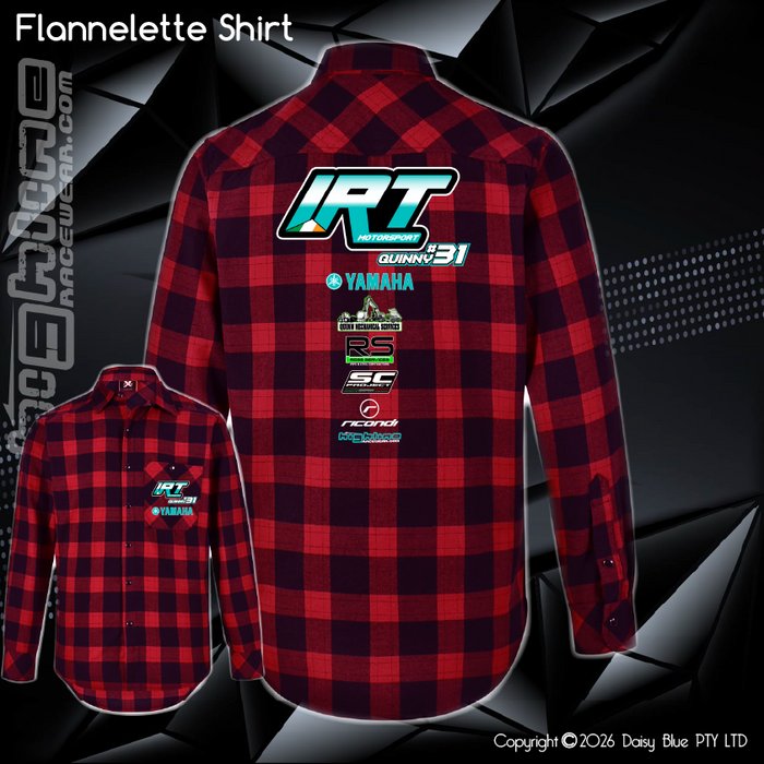 Flannelette Shirt - IRT Motorsport