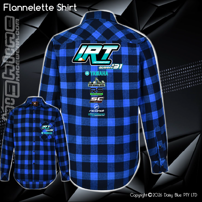 Flannelette Shirt - IRT Motorsport