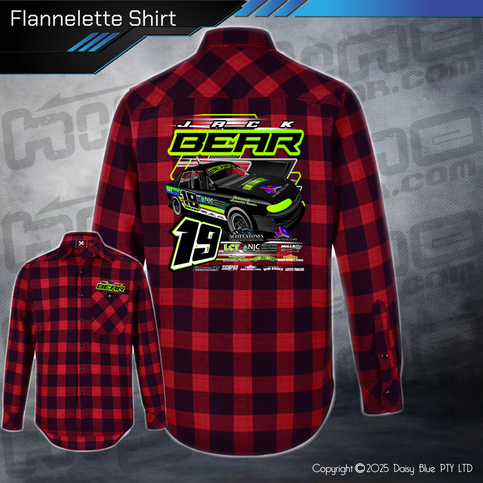 Flannelette Shirt - Jack Bear
