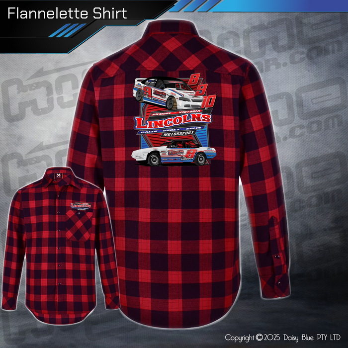 Flannelette Shirt - Lincoln Motorsport
