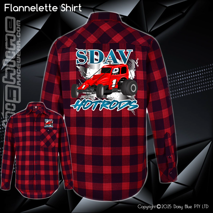 Flannelette Shirt - SDAV Hotrods
