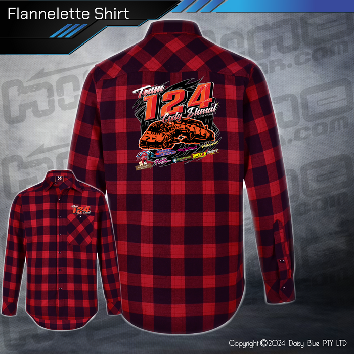 Flannelette Shirt - Team 124