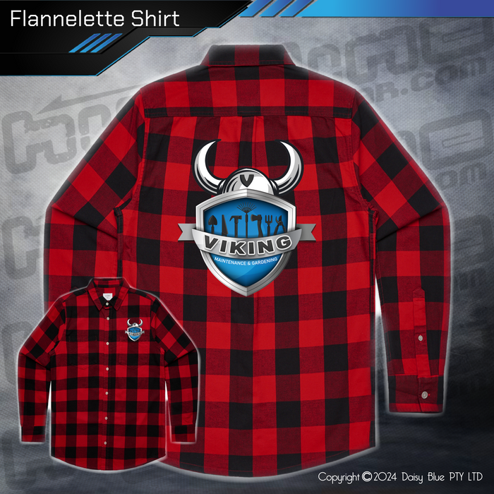 Flannelette Shirt - Viking Maintenance & Gardening