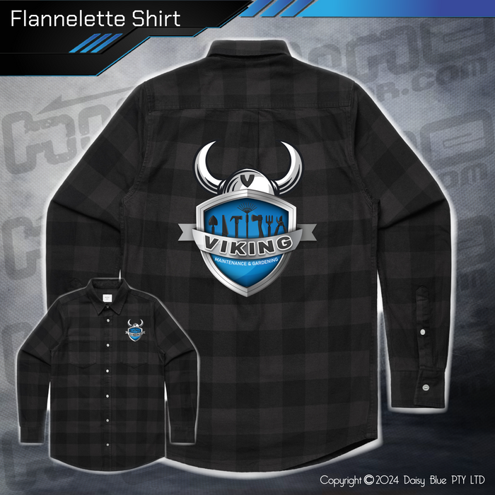 Flannelette Shirt - Viking Maintenance & Gardening