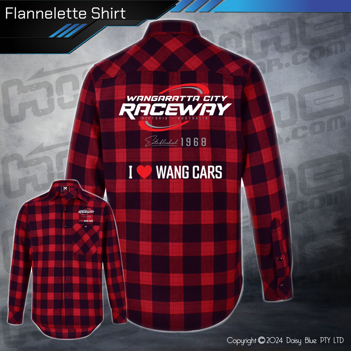 Flannelette Shirt - Wangaratta City Raceway
