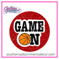 Game on Round Template & Digital Cut File