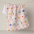 Geometry Tile Toss Tea Towel